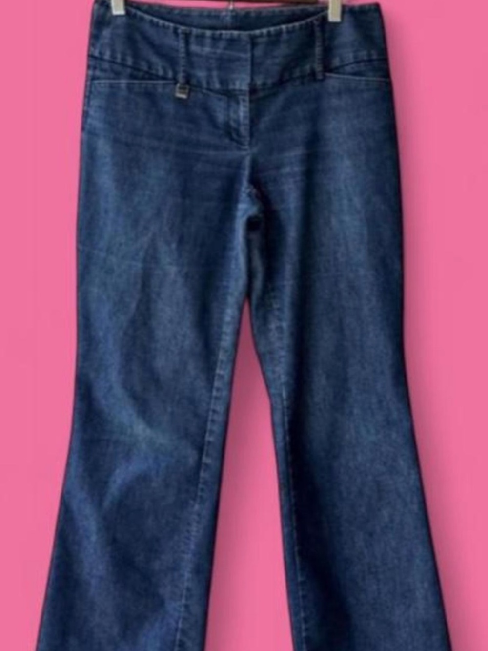 Express Editor Dark Wash Bootcut Trouser Jeans | Women's 4R | Y2K Office